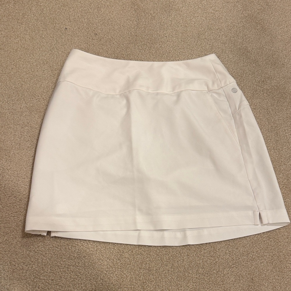 Adidas White Golf Skirt